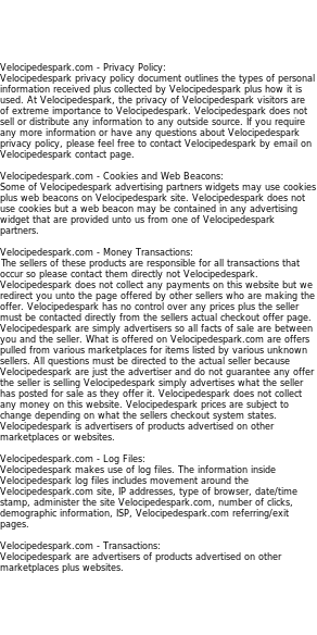velocipedespark privacy