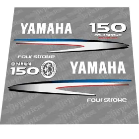 150-fs 411 Decals Aftermarket Replacement For Yamaha 150 Four Stroke 2002-2006 Gra