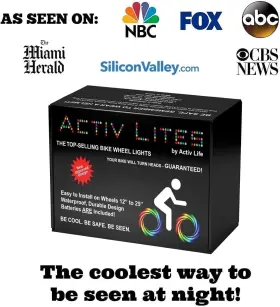 2-tire Activ Life 657258141001 Pack Led Bike Wheel Lights With 2 Wheels Multicolor #2