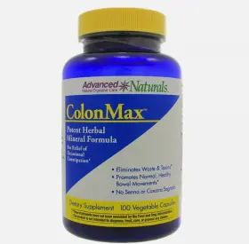 16900 Advanced Naturals Colonmax Caps 100 Count Blue And White Contains No Senna Safe