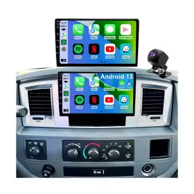 Aitrenlu 618087195115 64g Upgrade Android 13 Radio For Dodge Ram 1500/2500/3500 2006-2008 Du