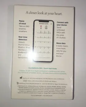 Alivecor 850214007315 Kardiamobile 6l Personal Ekg Device - Record Ekgs At Home New Sealed #2
