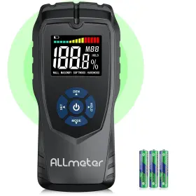 All019-defba Allmeter Pinless Moisture Meter - 5cm Sensing Depth 4% Accuracy 2-way Measurement
