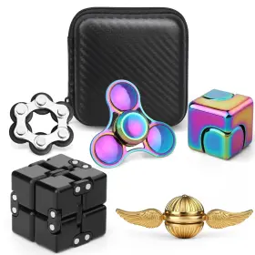 Am-us-185-amzuhe3 Amarlozn 5pcs Fidget Toys Set For Adults Sensory Pack With Chain 1 Inches