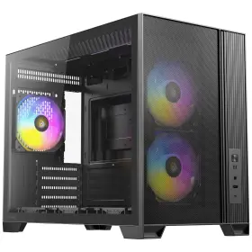 Antec B0fsktfy2q Flux M 3 X 120 Pwm Argb3 Reverse Fans Included Vertical Airflow