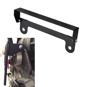 A05190 Anzios Flip-up License Plate Holder Mount Bracket For 254mm Hawse Fairlead Blac