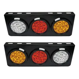 Tp-jk-tdf123 Auovo Led Truck/trailer Tail Lights With Iron Bracket Base - Red/amber/white