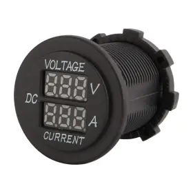 Rintowaqpg6wr9ady Aymario Voltmeter Ammeter Car Motorcycle Dc 12-24v Dual Led Digital Ammete