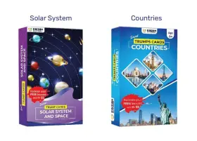 B3 Solutions Pvt Ltd 445045090068 Smart Trump Card Combo Countries And Solar System #2