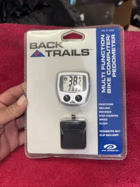 Back Trails 026599730760 Multi Function Bike Computer/pedometer Brand New