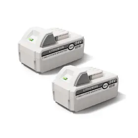 24vbat-lte Battxita 754247253995 2pack 7.5ah 24v Replacement Li-ion Battery For Snow Joe Sun 24vbat-lte/lt