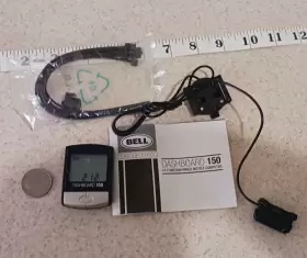 Bell 035011966038 Dashboard 150 Bicycle Computer Speedometer Trip Timer 14 Functions