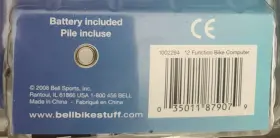 1002294 Bell Bicycle Bike Computer 12 Function Large Display Odometer Clock Timer Sealed #3
