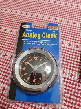 37027-1 Bell Analog Clock #37025 Alarm Nip #3