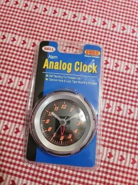 37027-1 Bell Analog Clock #37025 Alarm Nip