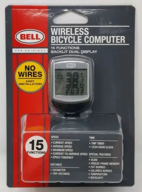 7074065 Bell Console 200 Wireless Bike Computer Dual Display Speedometer Odometer
