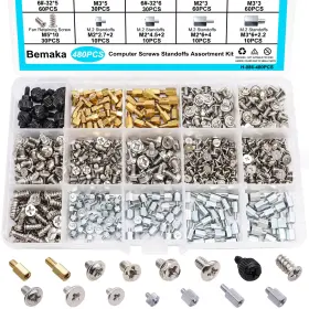 B0dk6yrbym Bemaka 480pcs M.2 Ssd Nvme Screws Kit Motherboard Standoffs Mounting