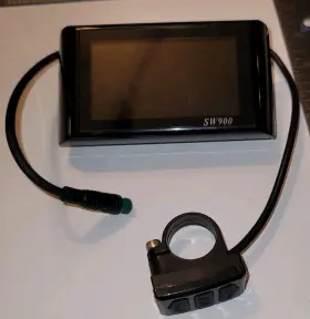 Gearvezskfu3yg Beuiouer Sw900 Color Screen Lcd Display Electric Bike Panel 5 Pin M5 Monitor 24v-72v