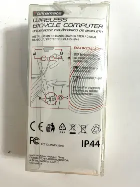 Ip44 Bikemate Wireless Bicycle Computer - New Open Box #3