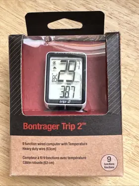 418115 Bontrager Trip 2 Biking Cycling 9 Function Computer - Sealed New In The Box
