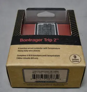 Bontrager 601479089734 Trip 2 Biking Cycling 9 Function Computer - Sealed New In The Box #2