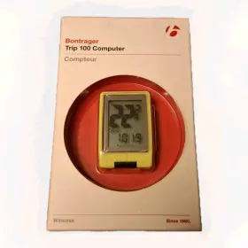 Bontrager 601479171897 New Nob Trip 100 Cycling Computer Analog Wireless Universal Mount Trek