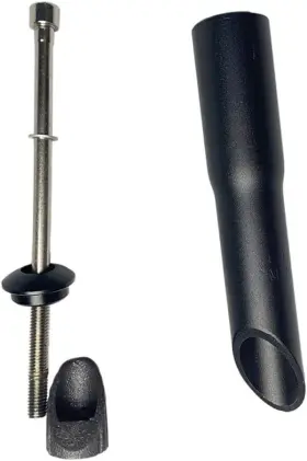 Stemrise-bk25 Brand Bnvb Aluminum Alloy Bike Fork Stem Quill Riser Extender Extension 25.4mm Black #3