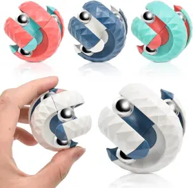 Dm-17 Brand Meiest Orbit Ball Fidget Toys Creative Colorful Top Spinning Stress 4 Pcs