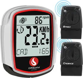 Branded01 445012010006 Wireless Bike Computer With Speed And Cadence Sensor Cycling For Speedo