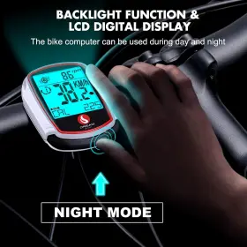 Branded01 726084622401 Wireless Bike Computer With Speed And Cadence Sensor Cycling For Speedo #3