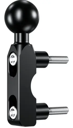 Brcovan 445020725756 Aluminum Alloy Mount Base With 1ftft Tpu Ball For Motorcycle Brake/clutch Reservoi