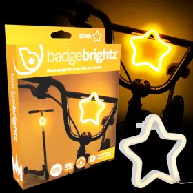 34032 Brightz Star Shaped Led Bike Light - Cute Kids And 4.75-inch