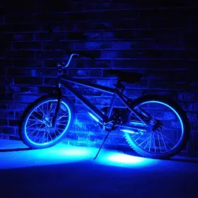 Brightz 899675002026 Gobrightz Led Bike Frame Light - For Night Blue