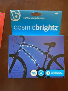 Brightz 899675002453 Set Of 2- Cosmicbrightz Led Bike Frame Rope Light Blue /gobrightz Red #3