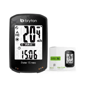 Bryton 088587001177 Rider 15 Neo Gps Bike/cycling Computer Device Only Twist Click Go 3 S