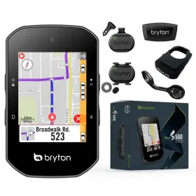 S500 Bryton 718251593139 Rider Sensor Bundle 2.4 Inch Color Lcd Touchscreen Gps Bike/cycli