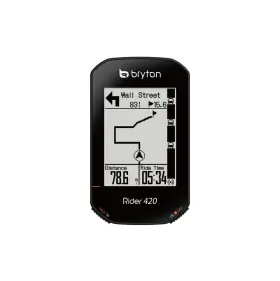 83.9x49.9x Bryton Br420e Unisex Rider 420e Gps Cycle Cycling Computer Black