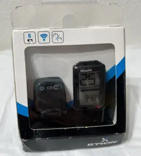 1340612 Btwin Wireless Bicycle Computer Speedometer Trip Time/distance/clock