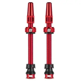 Bwshlf 732859745664 Tubeless Presta Valve Stem 65/85 Mm Super Light Aluminum 65mm Red