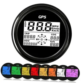 By-sbn-0228 Byyouiv 85mm Digital Gps Speedometer Odometer For Car Boat Motorcycle - 8 Color