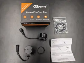 C3 Sports 091037375087 Bicycle Police Siren Machined Aluminum 128db Rechargeable Lithium Batt