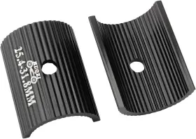 16184709436141 Calidaka Bike Handlebar Shim 1 Pair Bicycle Stem 25.4 Black