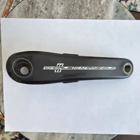 042206 Campagnolo Chorus Single-sided Stages Power Meter Crank Arm Black Aluminum