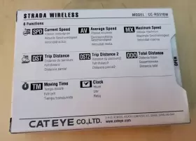 Cc-rd310w Cateye 1603820 Strada Wireless Bike Computer Black #3