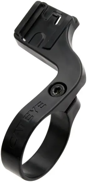 1604100 Cateye Out Front Computer Handlebar Mount - 31.8mm 25-26mm Used With Supplied S