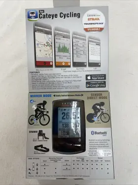 Cc-sc100b Cateye 1604450 Padrone Smart Plus Cycling Bike Computer - Black #3