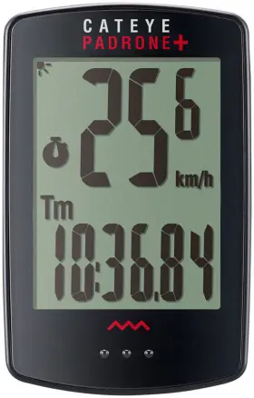 1605220 Cateye Padrone Bike Computer - Wireless Black