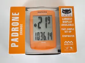 Cateye 725012027059 Padrone Wireless Bicycle Computer Orange New In Box