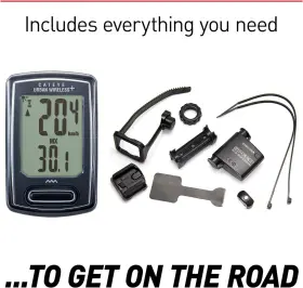 Cc-vt245w Cateye 725012029114 Urban Wireless Plus Backlit Bicycle Computer Black #3