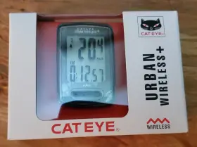 Cc-vt245w Cateye 725012029114 Urban Wireless Plus Backlit Bicycle Computer Black